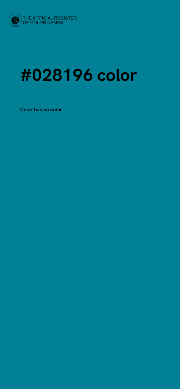 #028196 color image