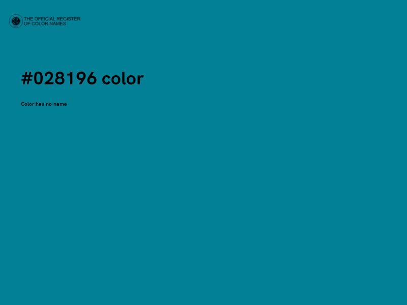 #028196 color image