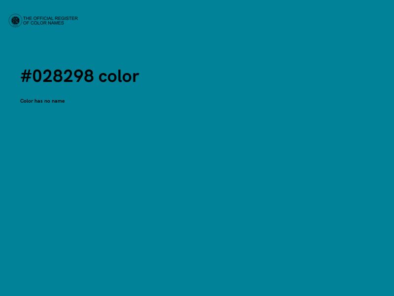 #028298 color image