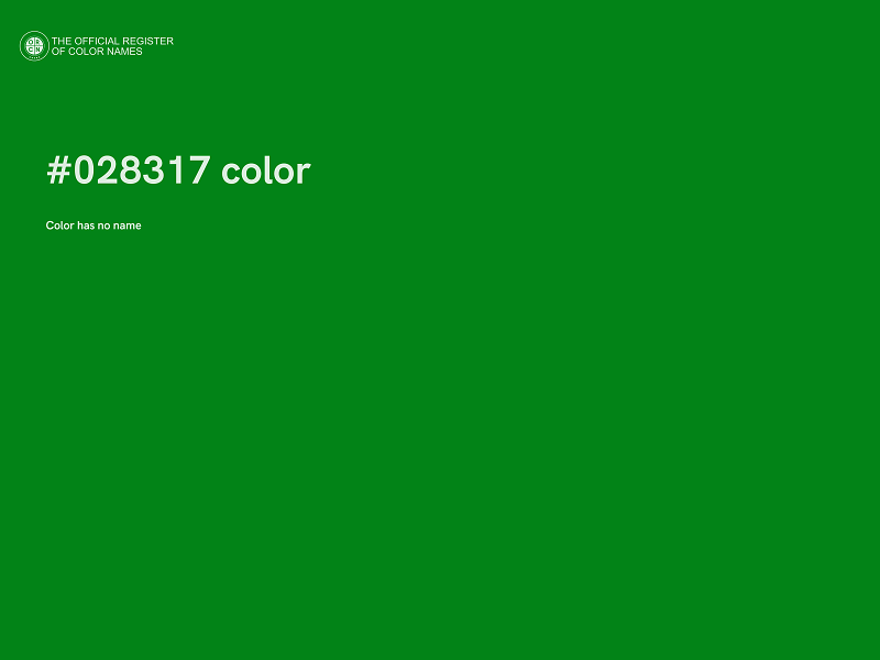 #028317 color image