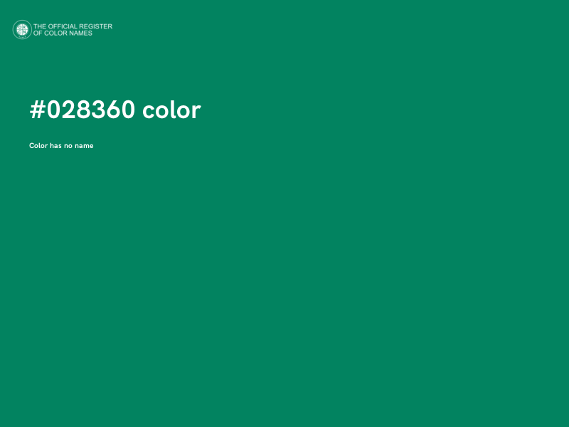#028360 color image