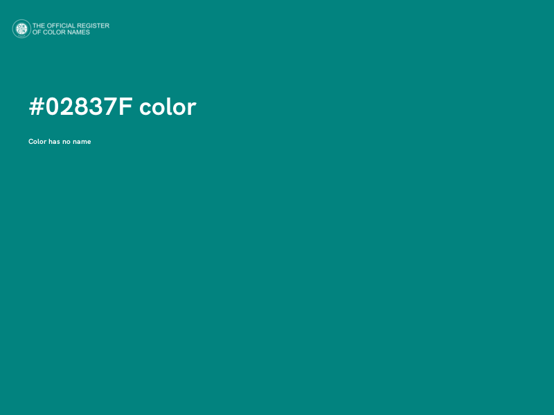 #02837F color image