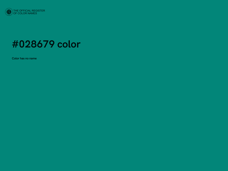 #028679 color image