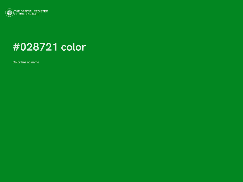 #028721 color image