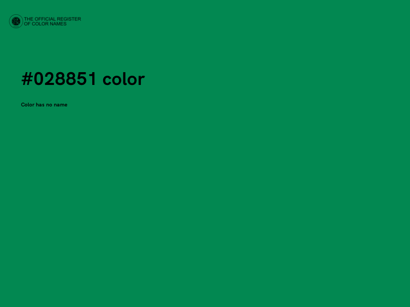 #028851 color image