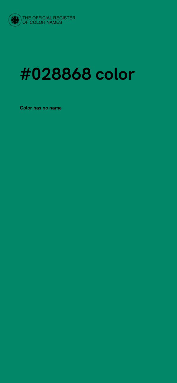 #028868 color image