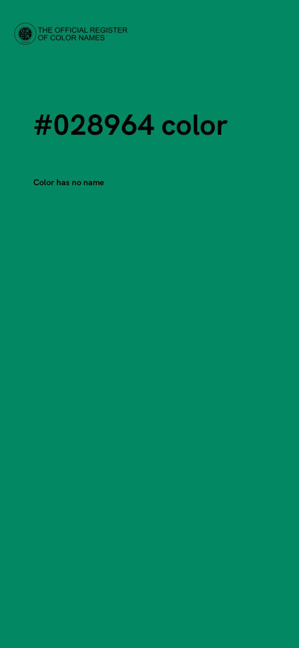 #028964 color image