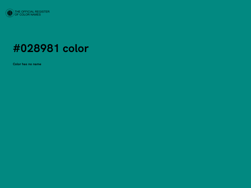 #028981 color image