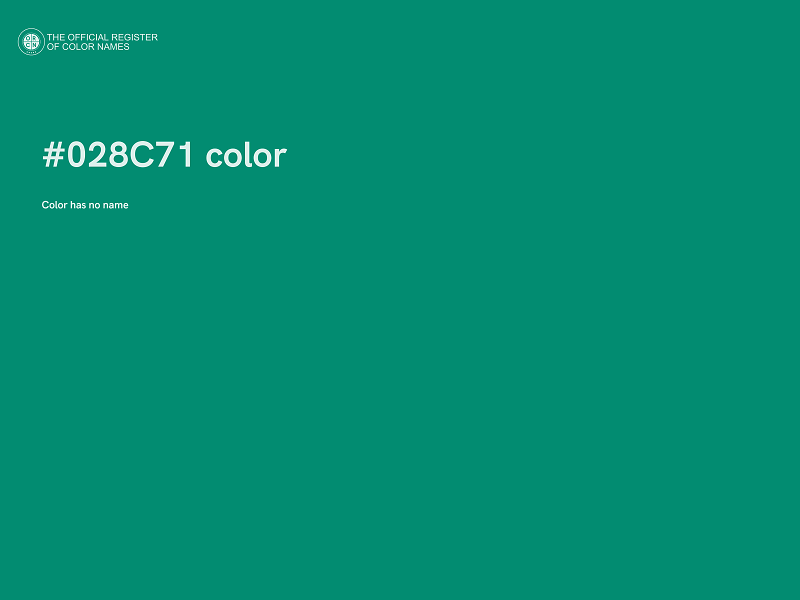 #028C71 color image