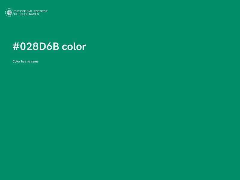 #028D6B color image