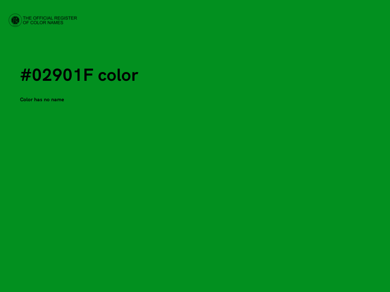 #02901F color image