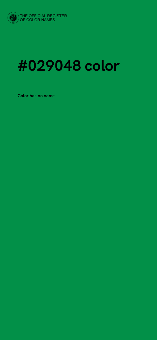 #029048 color image