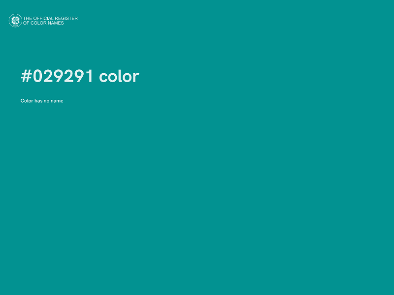 #029291 color image