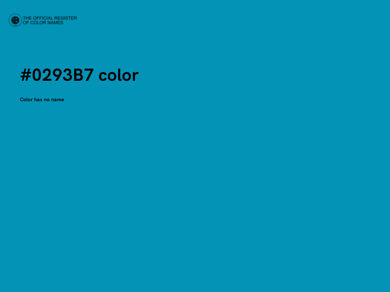 #0293B7 color image