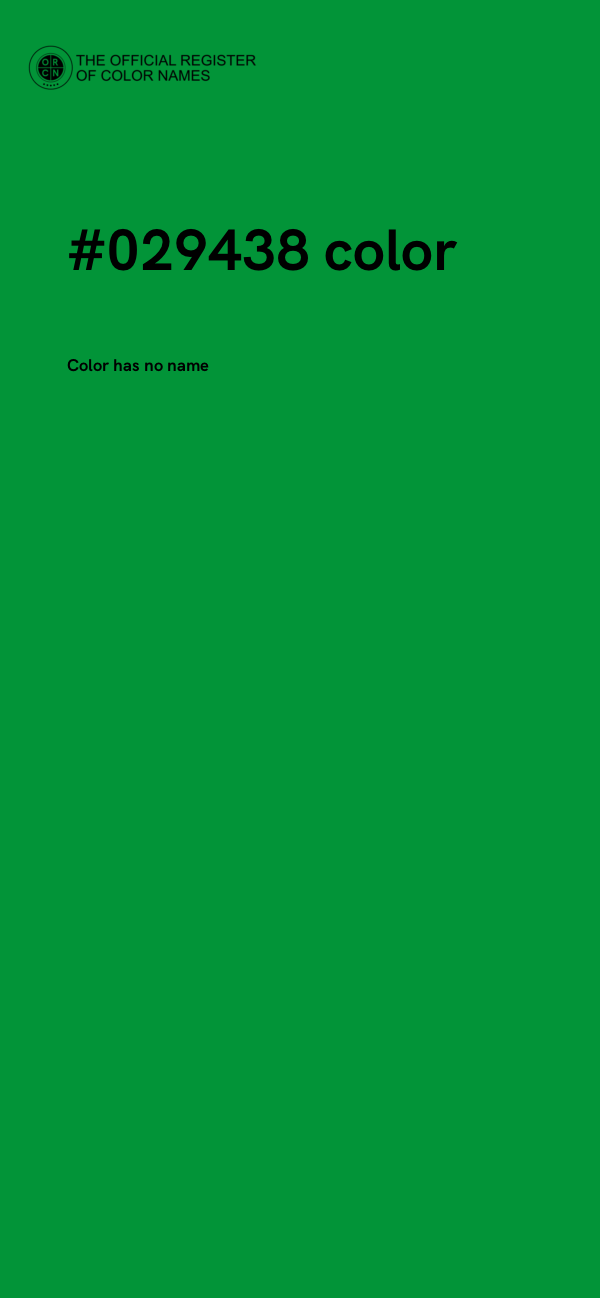 #029438 color image