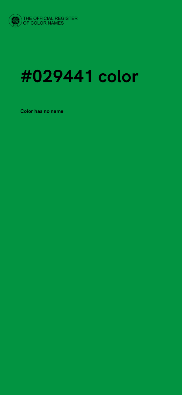 #029441 color image