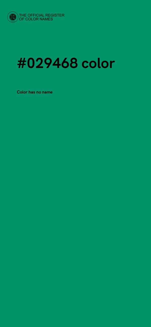 #029468 color image