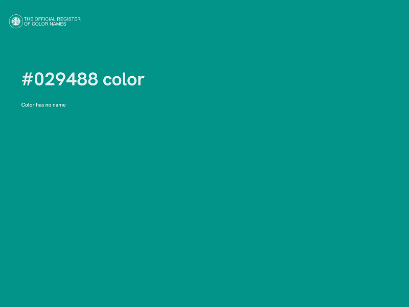 #029488 color image
