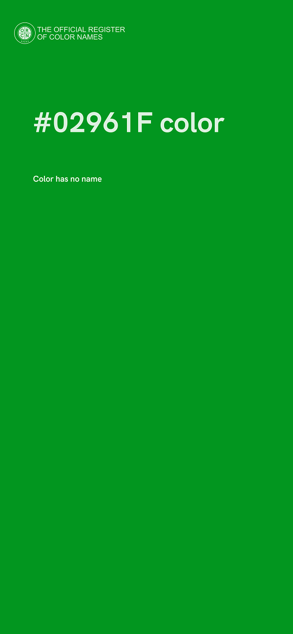 #02961F color image