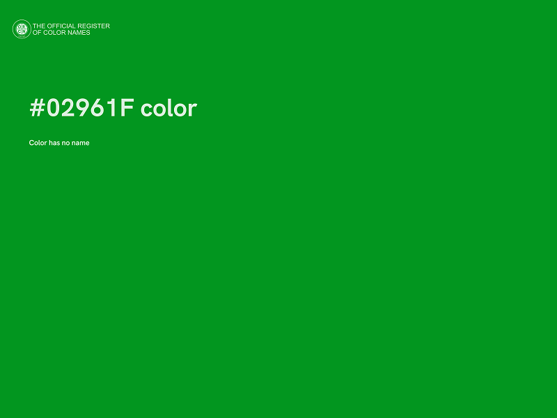 #02961F color image