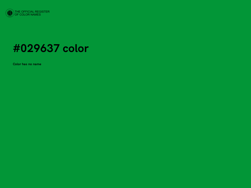 #029637 color image