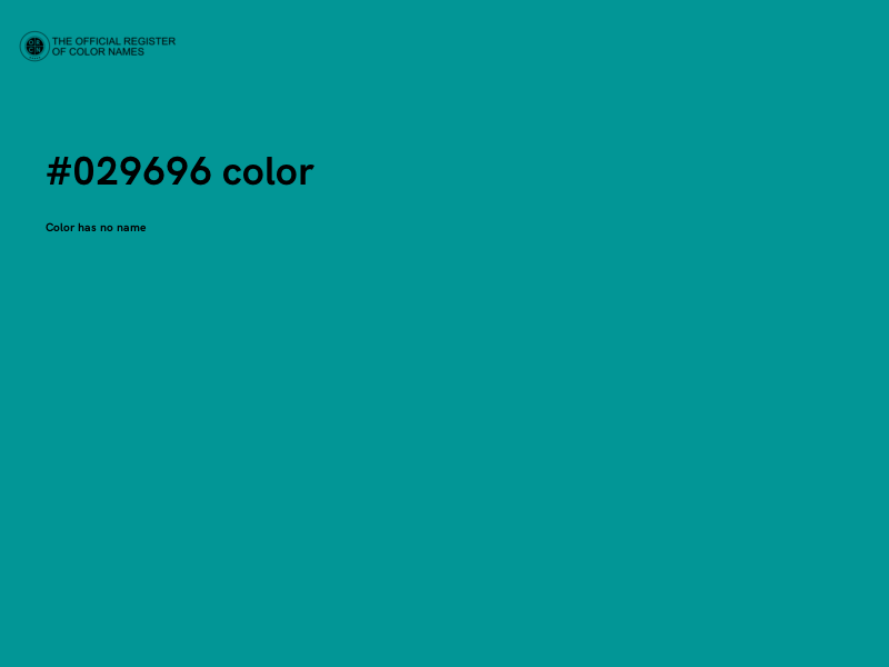 #029696 color image