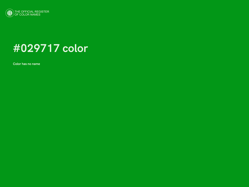 #029717 color image