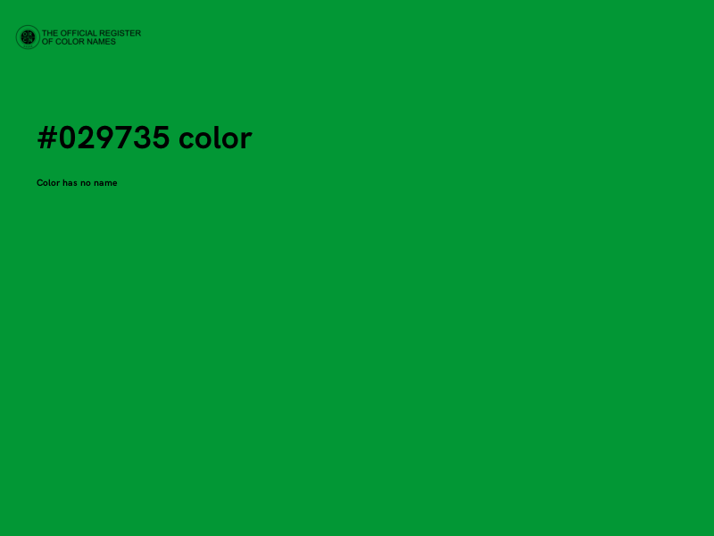 #029735 color image