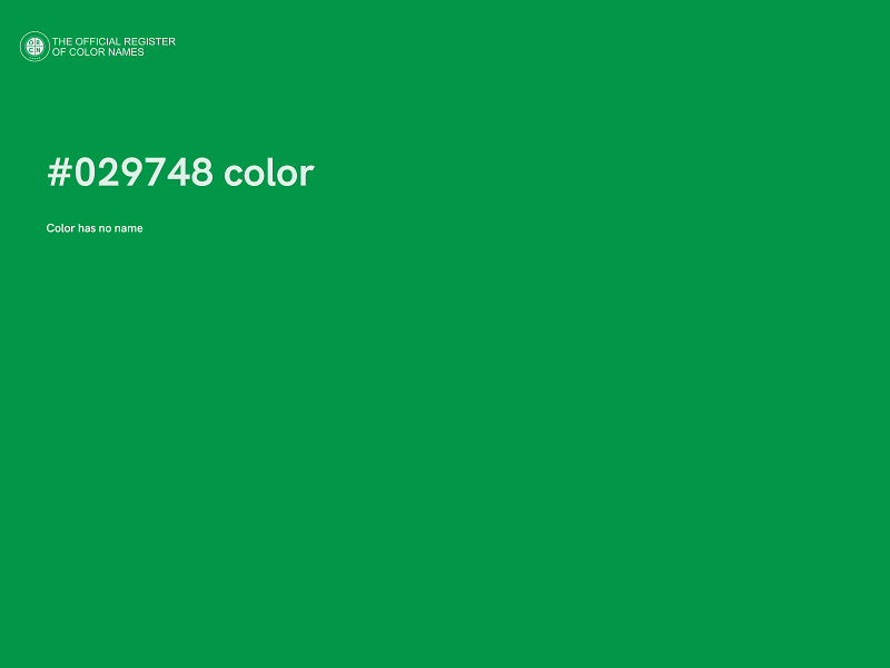 #029748 color image