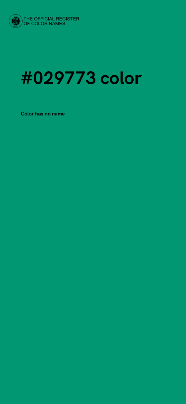 #029773 color image