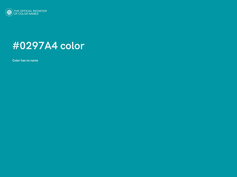 #0297A4 color image