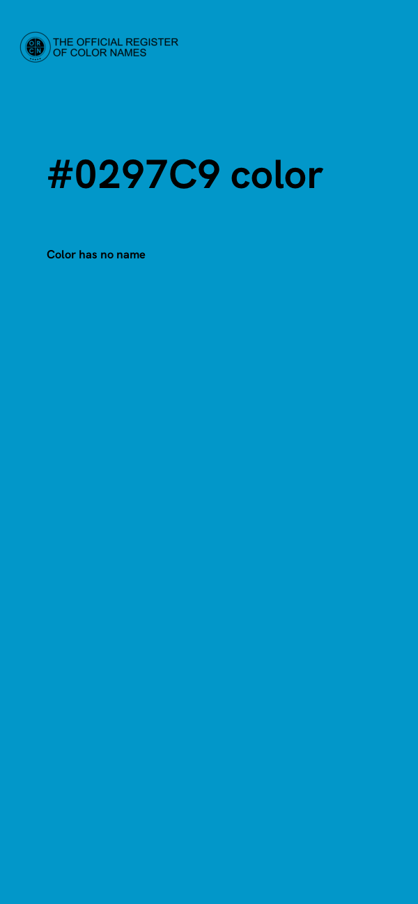 #0297C9 color image