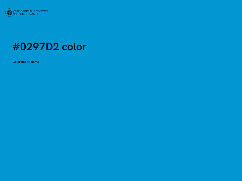 #0297D2 color image