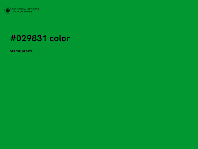 #029831 color image