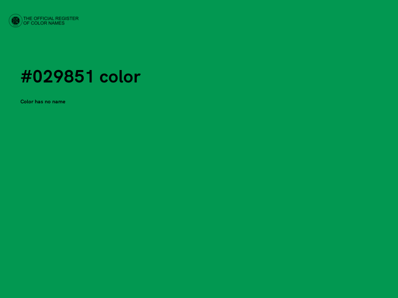 #029851 color image
