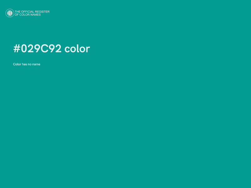 #029C92 color image