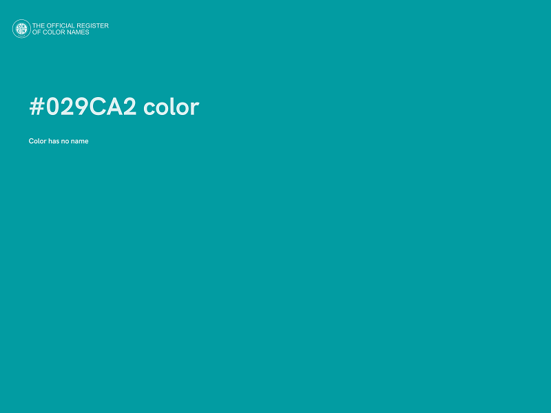 #029CA2 color image