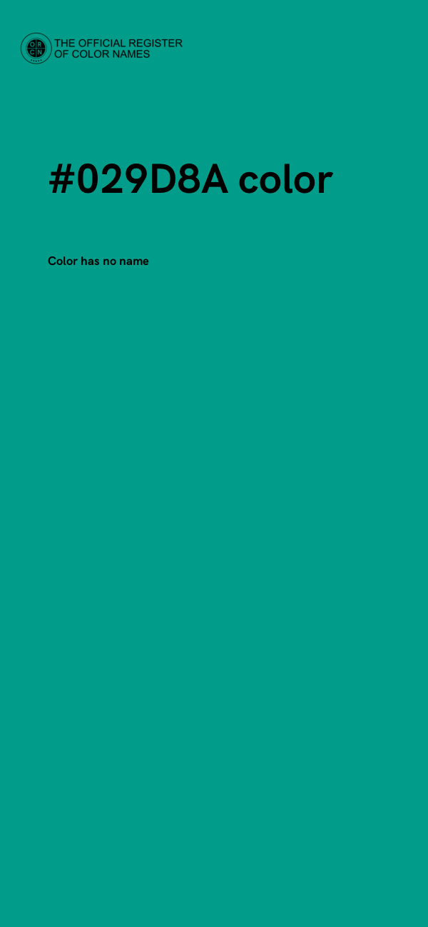 #029D8A color image