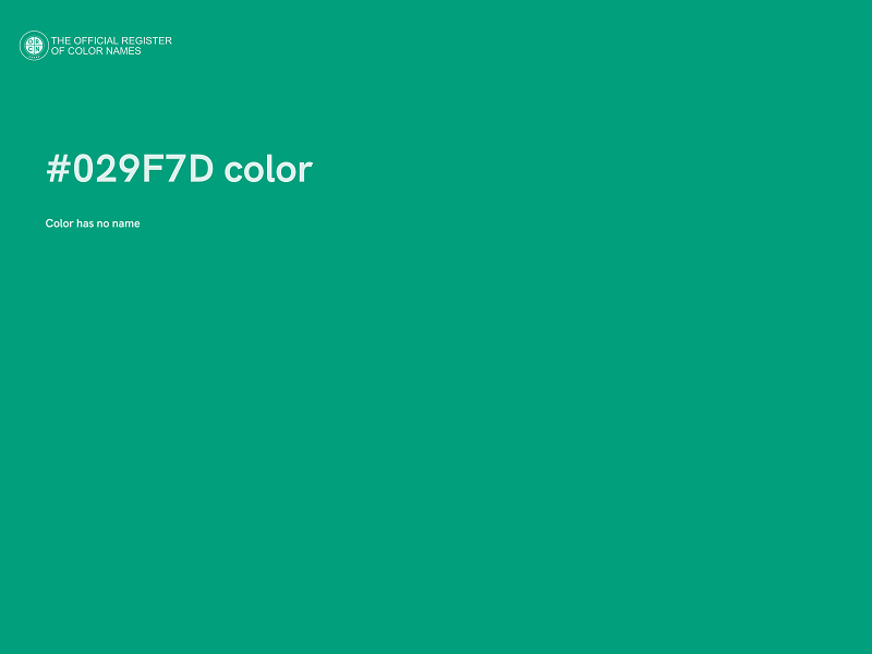 #029F7D color image