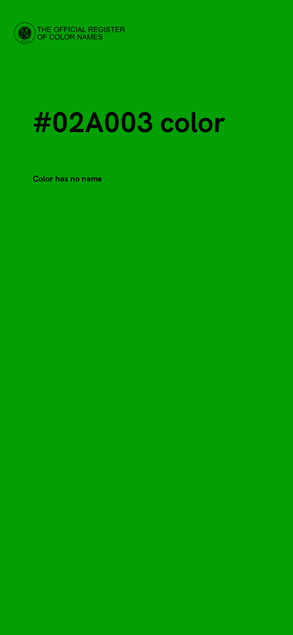 #02A003 color image