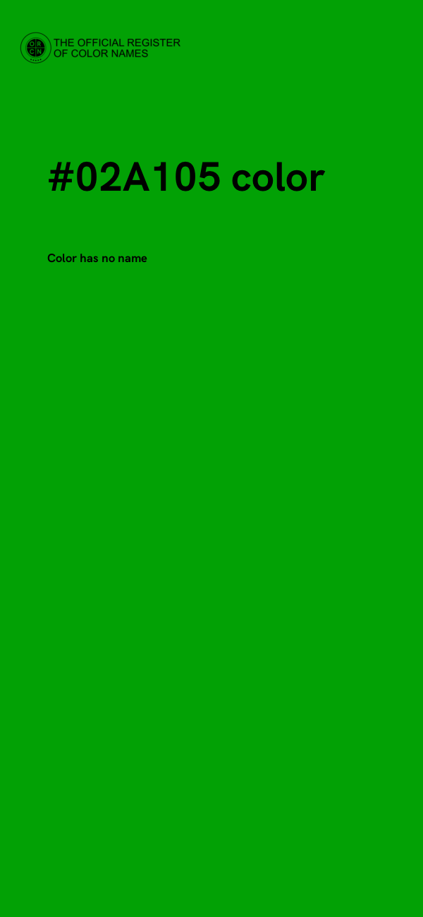 #02A105 color image
