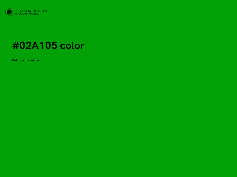 #02A105 color image