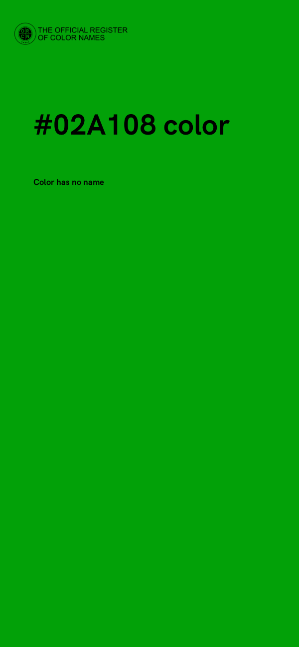 #02A108 color image