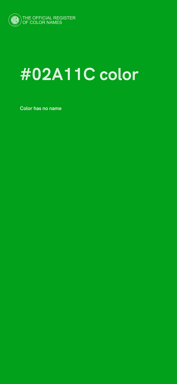 #02A11C color image