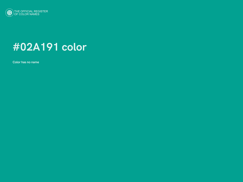 #02A191 color image