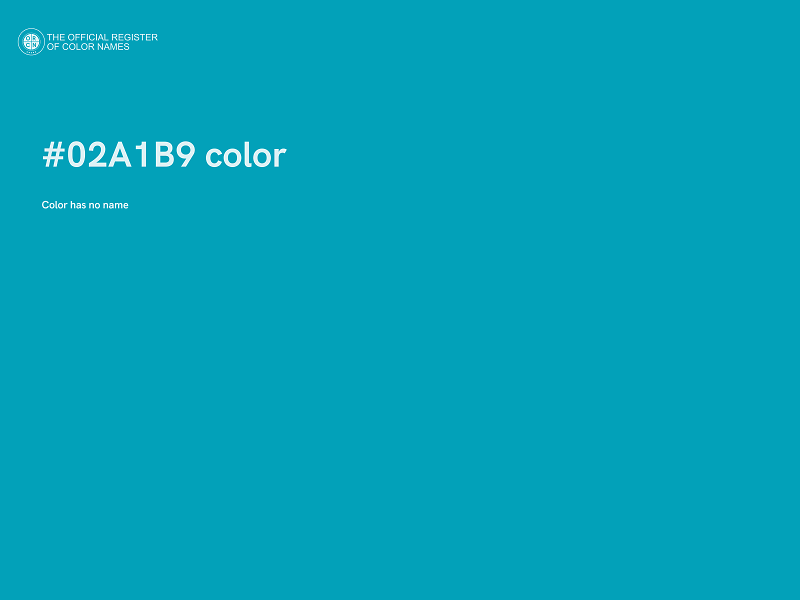 #02A1B9 color image
