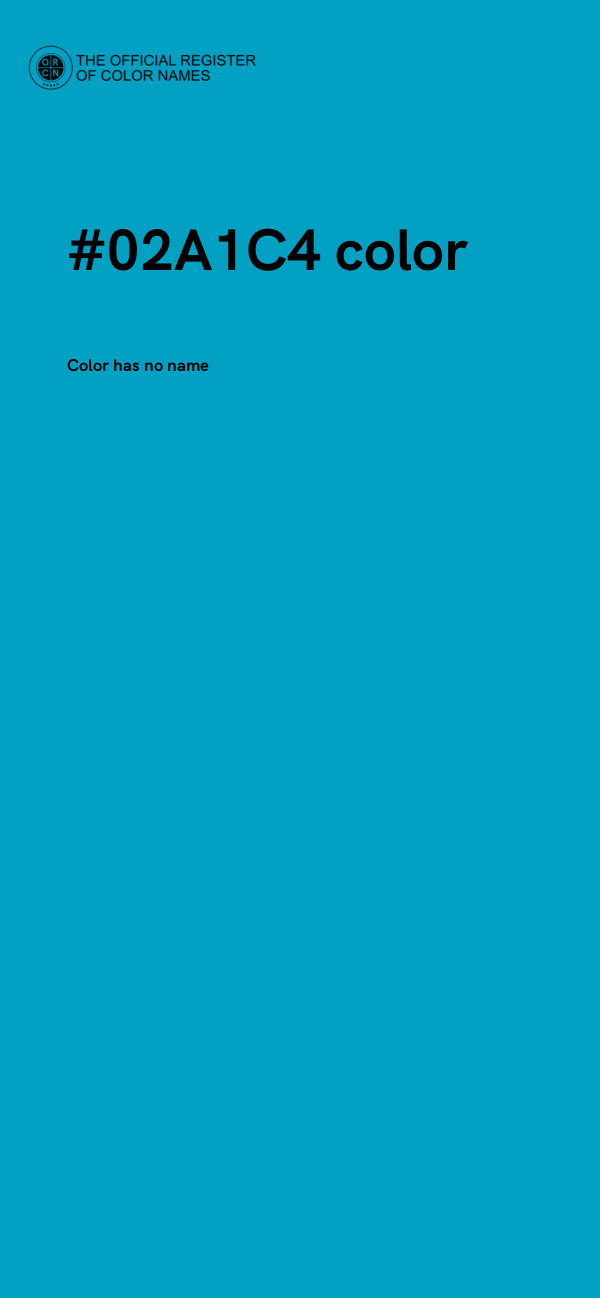 #02A1C4 color image