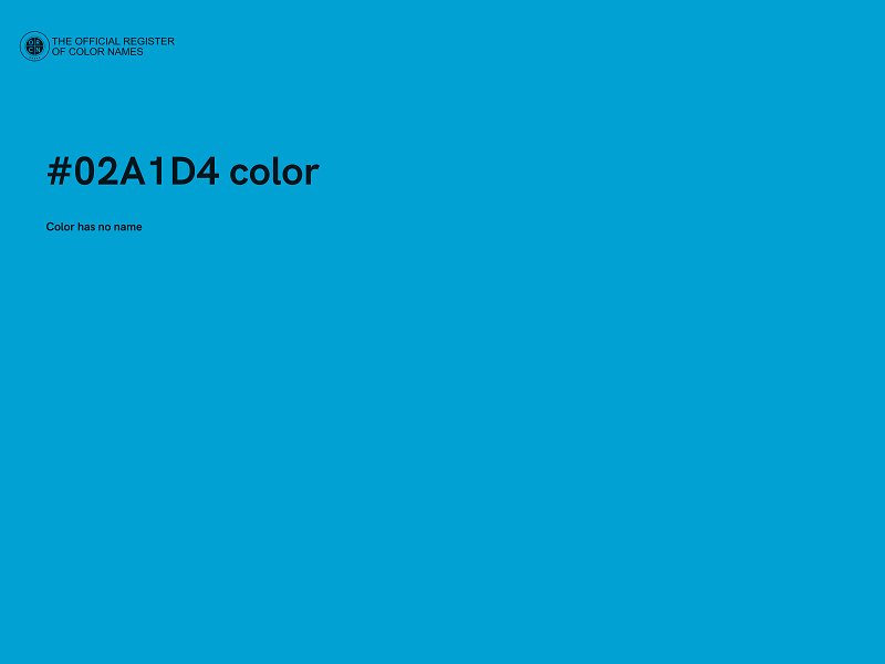 #02A1D4 color image