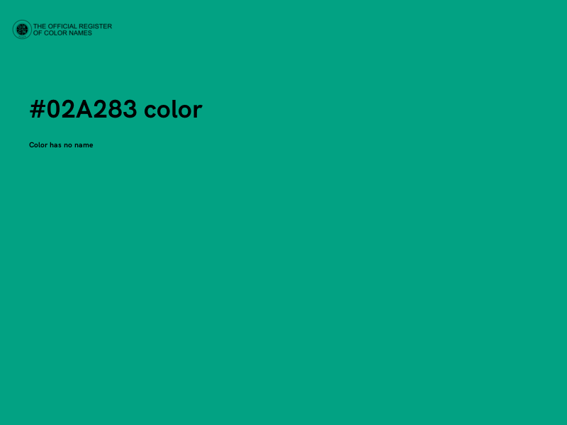 #02A283 color image
