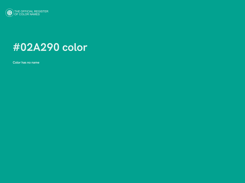 #02A290 color image